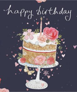 Floral Birthday Cake - Case of 5 - A020