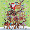Reindeer Stack Advent Calendar Card - Case of 5 - ADC001