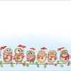 Christmas Owlets Notecards - Case of 3 - XNC01