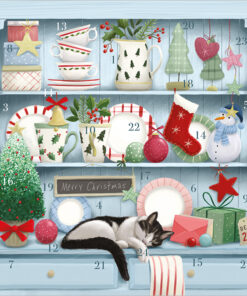 christmas dresser advent card case of 5 adc005