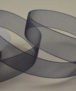 blue organza ribbon rb02