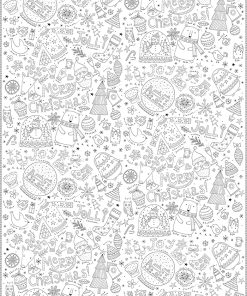 Christmas Images Colour In Poster - Case of 3 - XC02