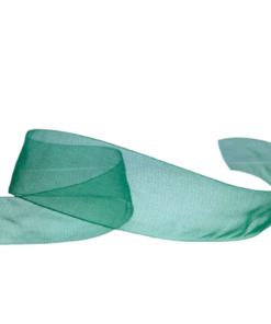 green organza ribbon rb10