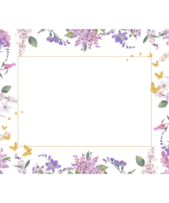 flowers and butterflies case of 3 nc007