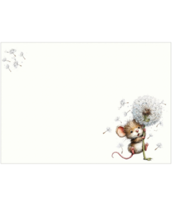 dandelion and mouse notecards